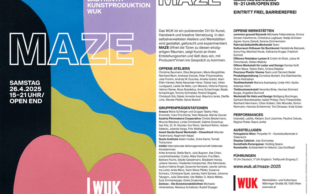 MAZE 2025 Labyrinth Kunstproduktion WUK